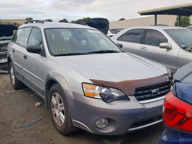 4S4BP61C257370358 - 2005 SUBARU LEGACY OUT SILVER photo 1