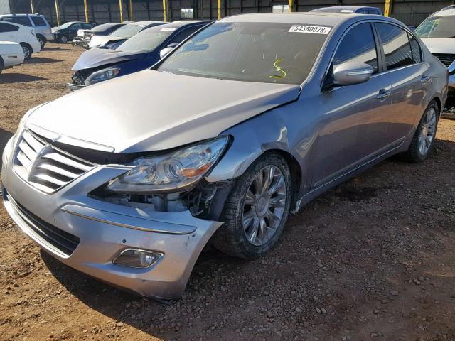 KMHGC46E49U043578 - 2009 HYUNDAI GENESIS 3. SILVER photo 2