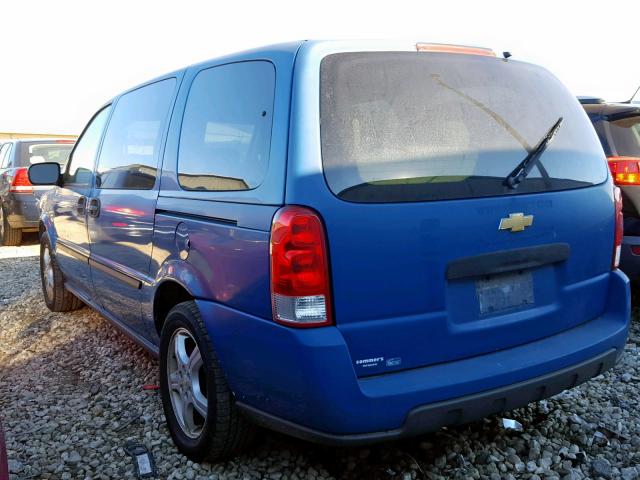 1GNDV23197D111689 - 2007 CHEVROLET UPLANDER L BLUE photo 3