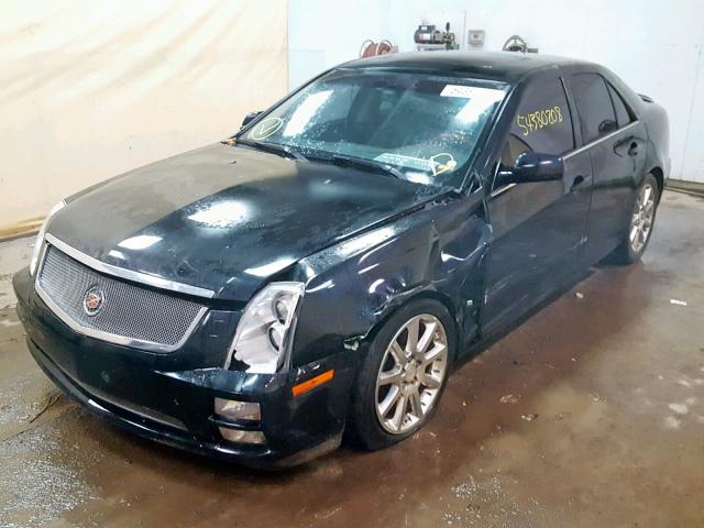 1G6DC67A160111985 - 2006 CADILLAC STS BLACK photo 2