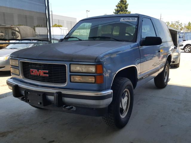 1GKEK18K9RJ736331 - 1994 GMC YUKON BLUE photo 2