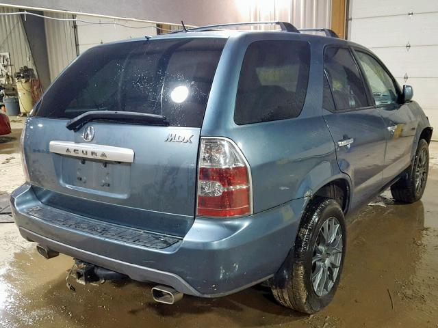 2HNYD18955H509899 - 2005 ACURA MDX TOURIN BLUE photo 4