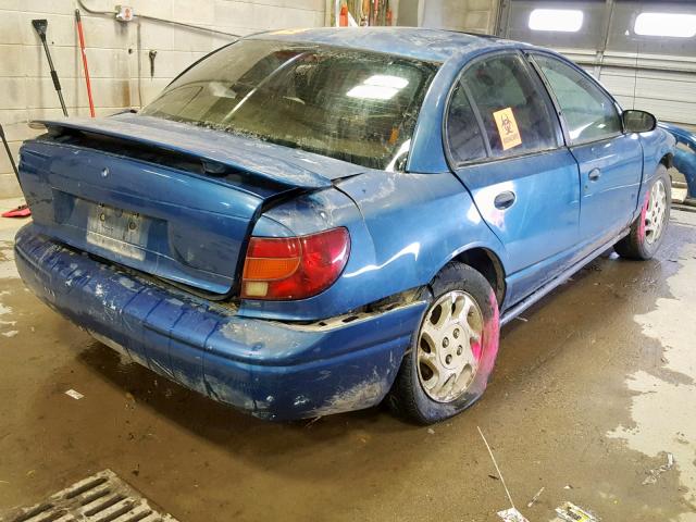 1G8ZF52842Z256849 - 2002 SATURN SL BLUE photo 4