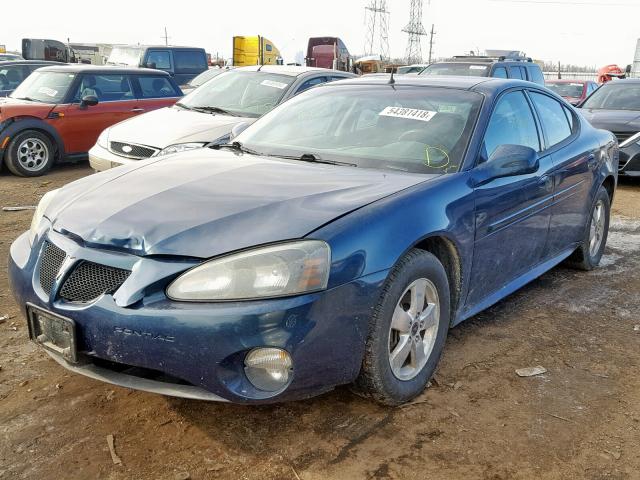2G2WP522151337102 - 2005 PONTIAC GRAND PRIX GREEN photo 2