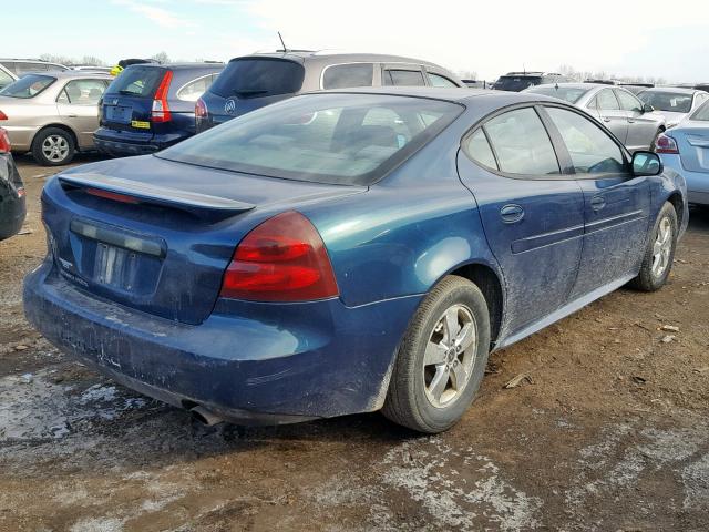 2G2WP522151337102 - 2005 PONTIAC GRAND PRIX GREEN photo 4