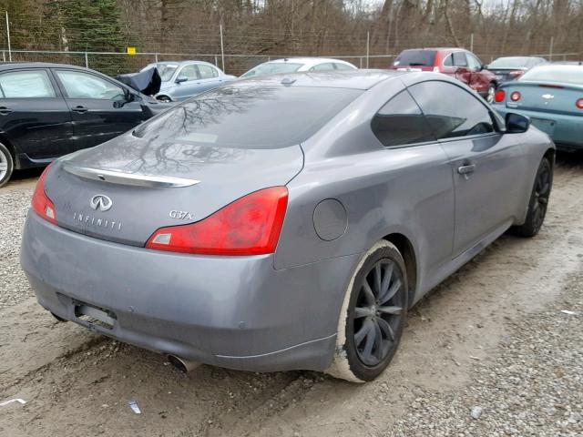 JN1CV6EL9CM471617 - 2012 INFINITI G37 GRAY photo 4