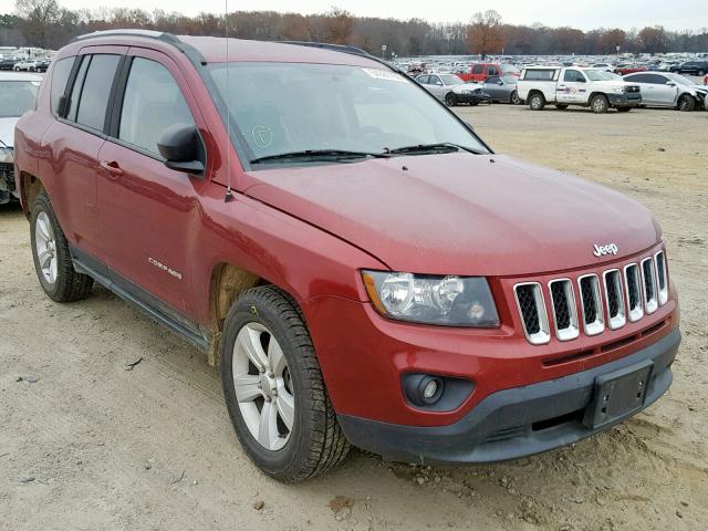 1C4NJDBB8ED591574 - 2014 JEEP COMPASS SP 红色 照片 1