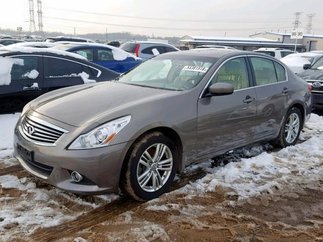 JN1CV6AR9CM673934 - 2012 INFINITI G37 BROWN photo 2