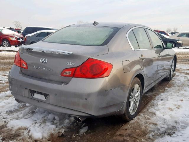 JN1CV6AR9CM673934 - 2012 INFINITI G37 BROWN photo 4