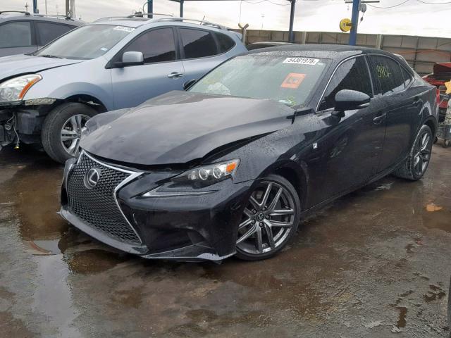 JTHBA1D28G5031824 - 2016 LEXUS IS 200T BLACK photo 2