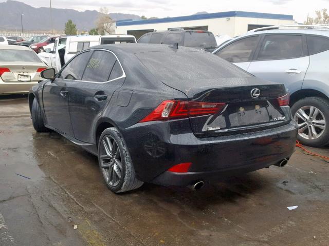 JTHBA1D28G5031824 - 2016 LEXUS IS 200T BLACK photo 3