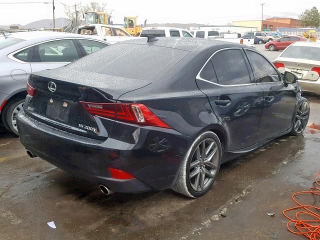 JTHBA1D28G5031824 - 2016 LEXUS IS 200T BLACK photo 4