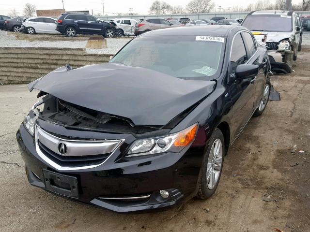 19VDE3F77DE300438 - 2013 ACURA ILX HYBRID BLACK photo 2