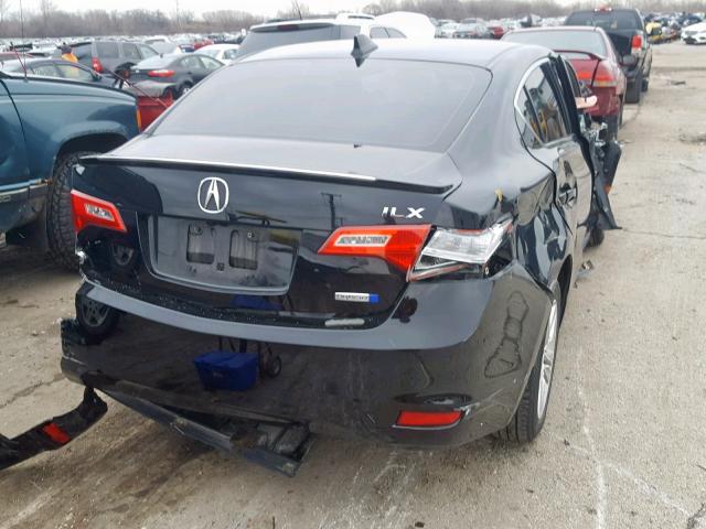 19VDE3F77DE300438 - 2013 ACURA ILX HYBRID BLACK photo 4