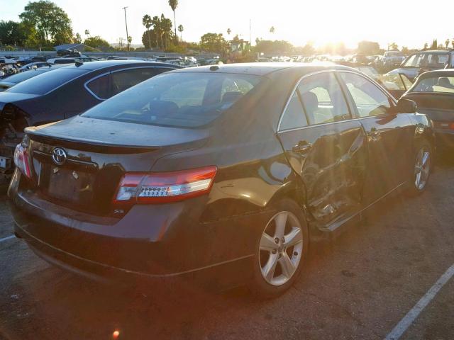 4T1BF3EK1BU167543 - 2011 TOYOTA CAMRY BASE BLACK photo 4