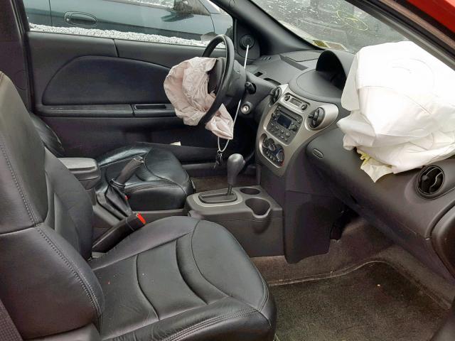 1G8AW12F54Z152426 - 2004 SATURN ION LEVEL RED photo 5
