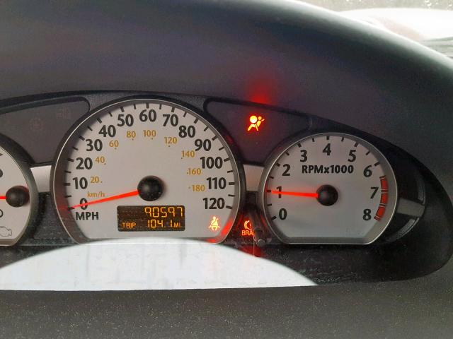 1G8AW12F54Z152426 - 2004 SATURN ION LEVEL RED photo 8