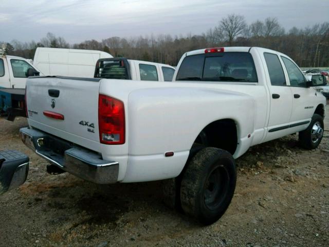 3D7MS48C25G716618 - 2005 DODGE RAM 3500 S WHITE photo 4