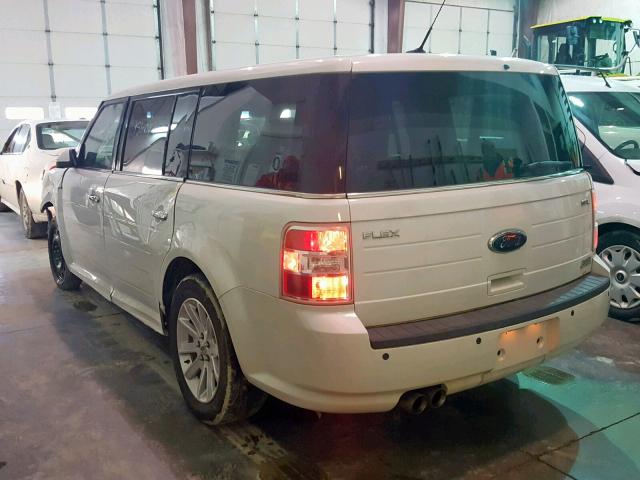 2FMDK52C19BA05313 - 2009 FORD FLEX SEL Սպիտակ լուսանկար 3