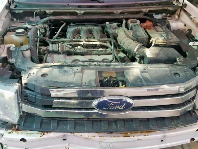 2FMDK52C19BA05313 - 2009 FORD FLEX SEL Սպիտակ լուսանկար 7
