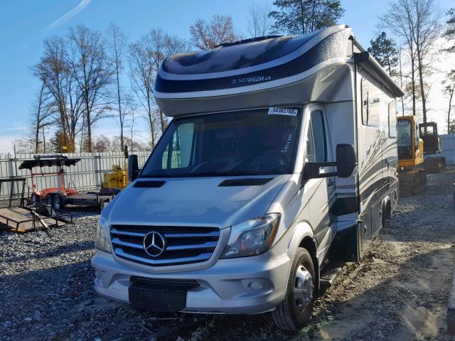 WDAPF4CC0G9690240 - 2016 MERCEDES-BENZ SPRINTER 3 BEIGE photo 2