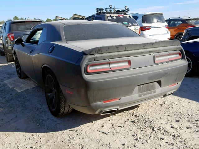 2C3CDZAG0GH158706 - 2016 DODGE CHALLENGER BLACK photo 3