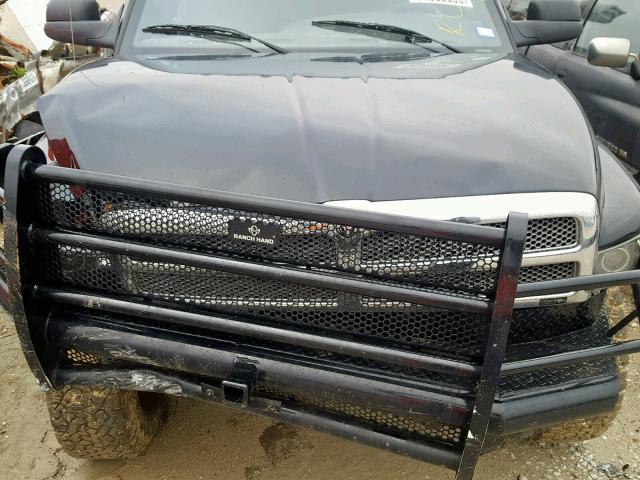 1B7KF23611J547230 - 2001 DODGE RAM 2500 BLACK photo 7