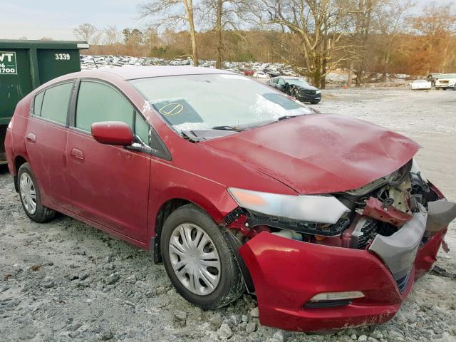 JHMZE2H51AS028690 - 2010 HONDA INSIGHT LX BURGUNDY photo 1