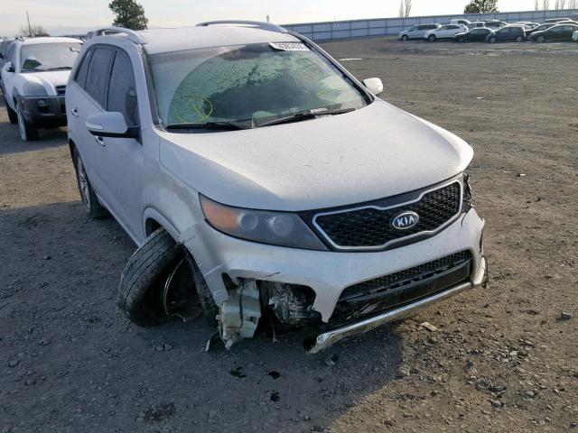 5XYKWDA22BG163227 - 2011 KIA SORENTO SX SILVER photo 1