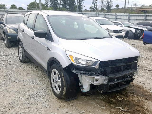 1FMCU0F72HUA46497 - 2017 FORD ESCAPE S SILVER photo 1