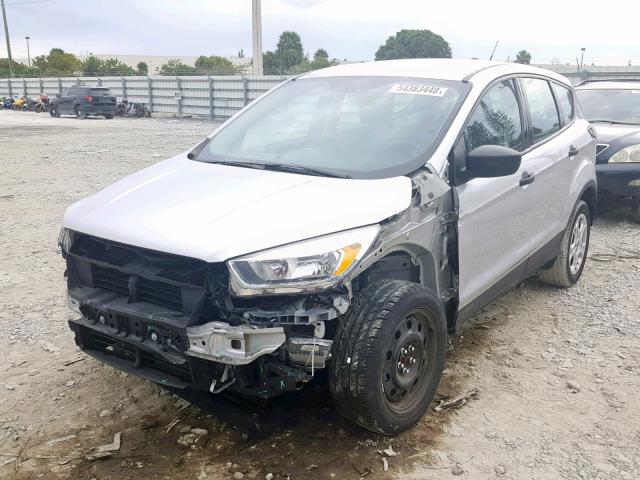 1FMCU0F72HUA46497 - 2017 FORD ESCAPE S SILVER photo 2