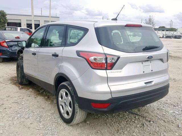 1FMCU0F72HUA46497 - 2017 FORD ESCAPE S SILVER photo 3