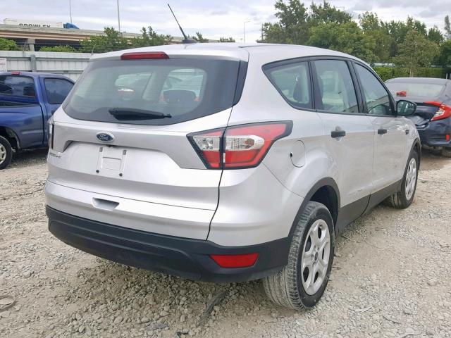 1FMCU0F72HUA46497 - 2017 FORD ESCAPE S SILVER photo 4