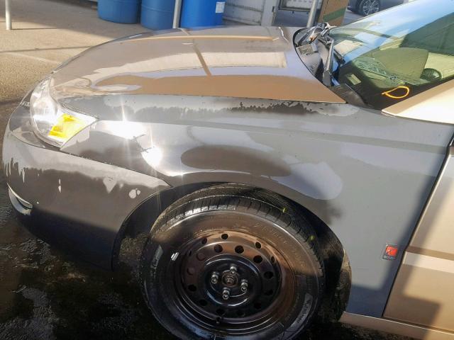 1G8AJ55F47Z136725 - 2007 SATURN ION LEVEL 金色 照片 9