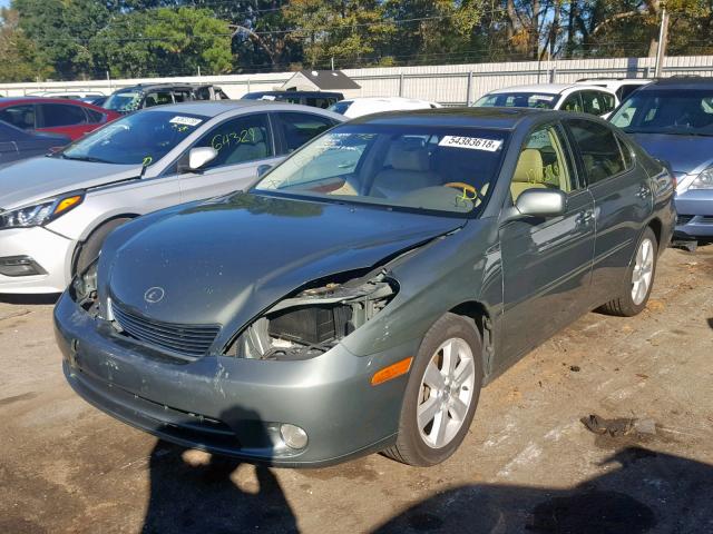 JTHBA30G165156627 - 2006 LEXUS ES 330 GRAY photo 2