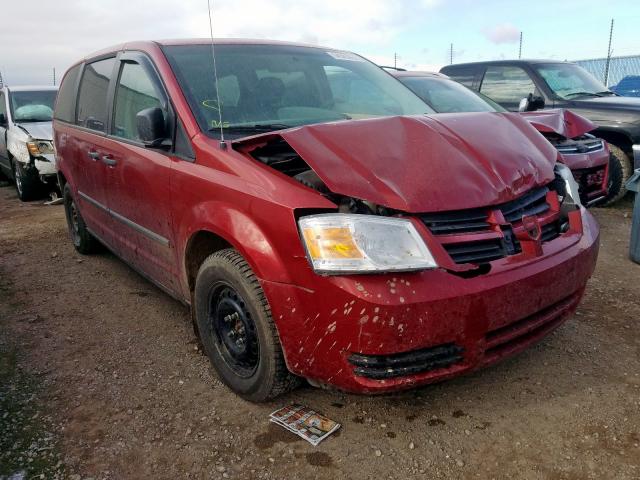 2D4RN4DE7AR223863 - 2010 DODGE GRAND CARA MAROON photo 1