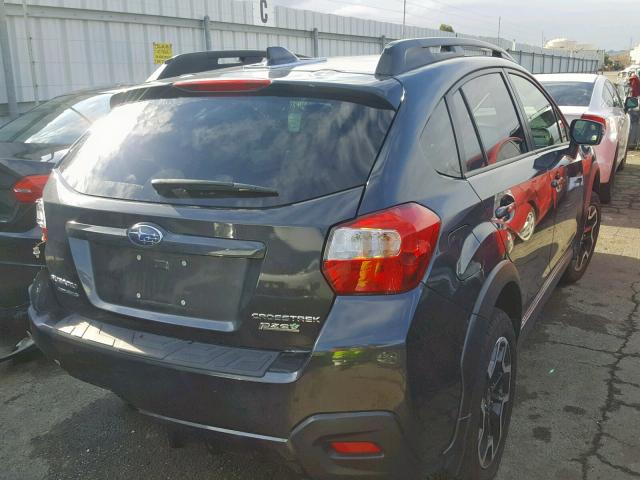 JF2GPANC1HH203755 - 2017 SUBARU CROSSTREK BLACK photo 4