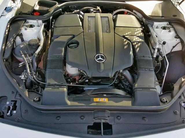 WDDJK6GA0JF050577 - 2018 MERCEDES-BENZ SL 450 WHITE photo 7