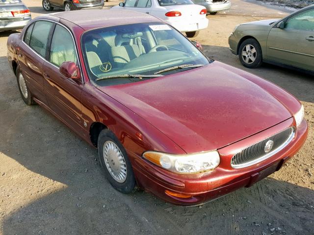 1G4HP54K4Y4196581 - 2000 BUICK LESABRE CU BURGUNDY photo 1