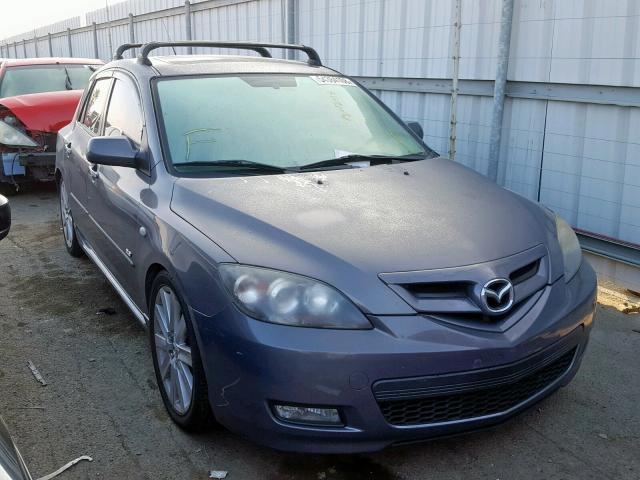 JM1BK144771653418 - 2007 MAZDA 3 HATCHBAC GRAY photo 1