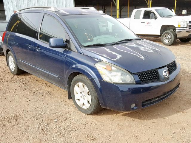 5N1BV28U16N105327 - 2006 NISSAN QUEST S BLUE photo 1