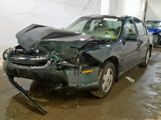 1G1NE52J32M719001 - 2002 CHEVROLET MALIBU LS 绿色 照片 2
