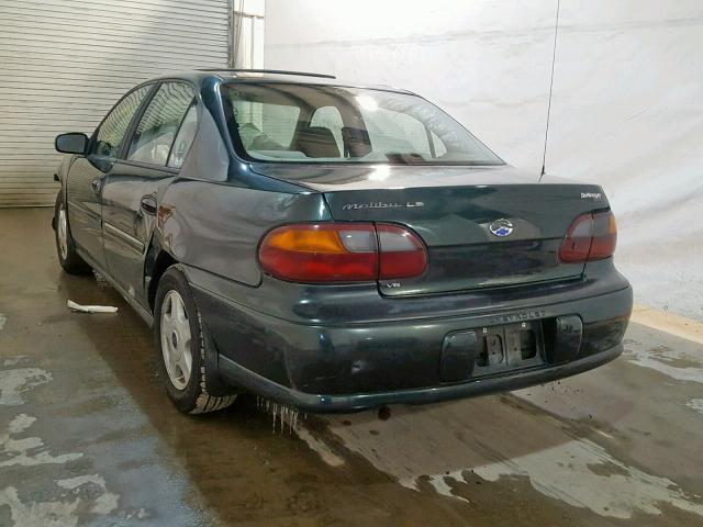 1G1NE52J32M719001 - 2002 CHEVROLET MALIBU LS 绿色 照片 3