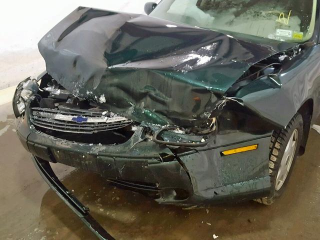 1G1NE52J32M719001 - 2002 CHEVROLET MALIBU LS 绿色 照片 9