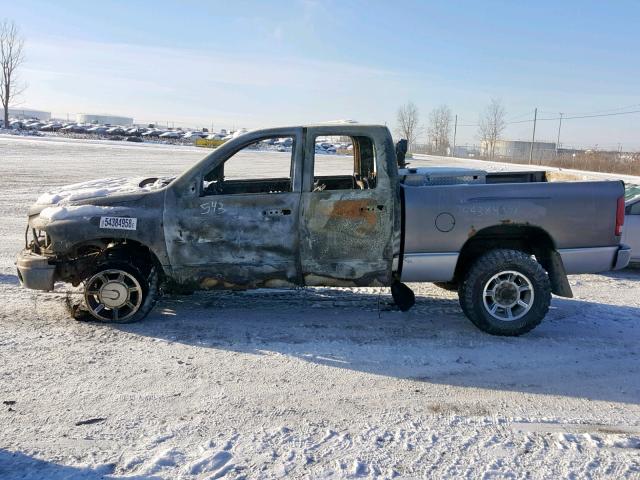 3D7KS28C25G790505 - 2005 DODGE RAM 2500 S ნაცრისფერი ფოტო 10