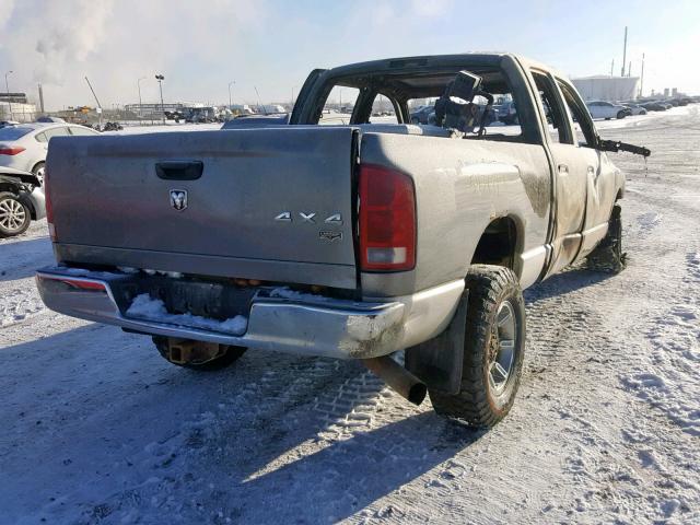 3D7KS28C25G790505 - 2005 DODGE RAM 2500 S ნაცრისფერი ფოტო 4