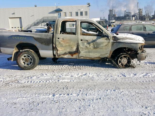 3D7KS28C25G790505 - 2005 DODGE RAM 2500 S ნაცრისფერი ფოტო 9