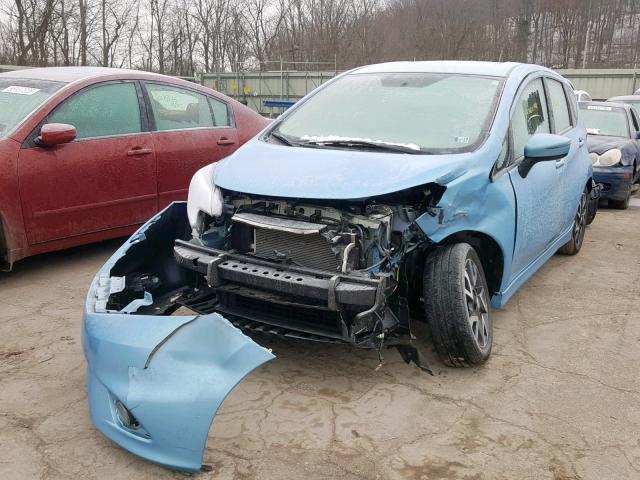 3N1CE2CP2FL388463 - 2015 NISSAN VERSA NOTE BLUE photo 2