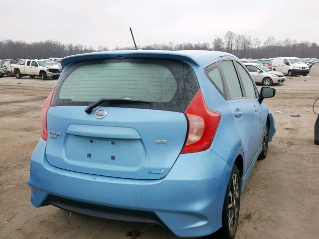 3N1CE2CP2FL388463 - 2015 NISSAN VERSA NOTE BLUE photo 4