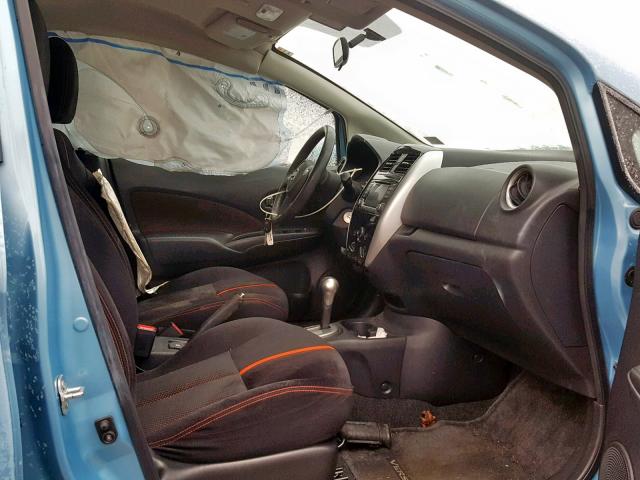 3N1CE2CP2FL388463 - 2015 NISSAN VERSA NOTE BLUE photo 5